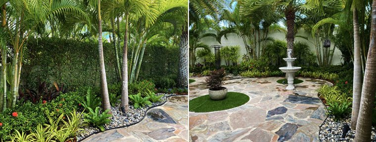 Sân vườn nhiệt đới – Thiết kế thi công sân vườn nhiệt đới tại Phan Thiết