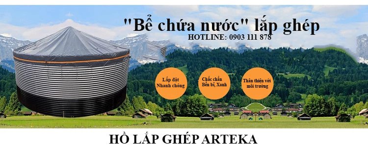 Hồ Nổi Nông Trại Lắp Ghép- Có Tại ARTEKA